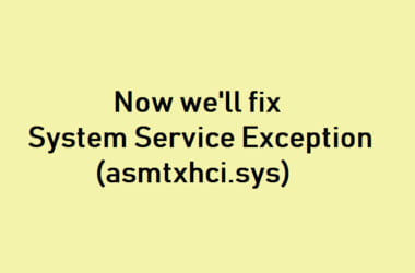 How to get rid of Asmtxhci.sys Blue Screen Error on Windows?