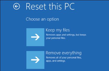 How to get rid of Remove Everything recovery issue in Windows 10?